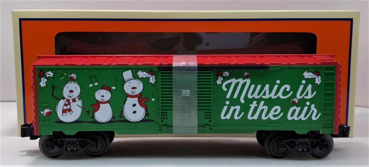 Lionel 6-84748 O Gauge Christmas Music Boxcar #18