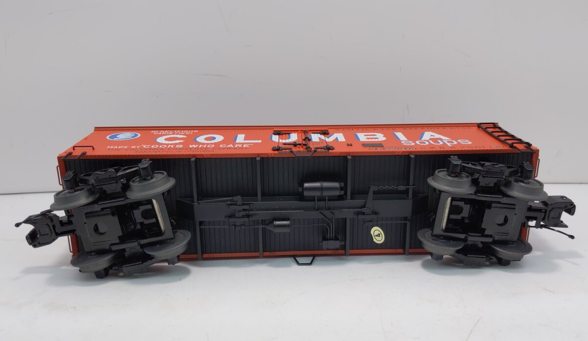 MTH 20-94413 O Columbia Soups 36' Woodsided Reefer Car #7502, #7501