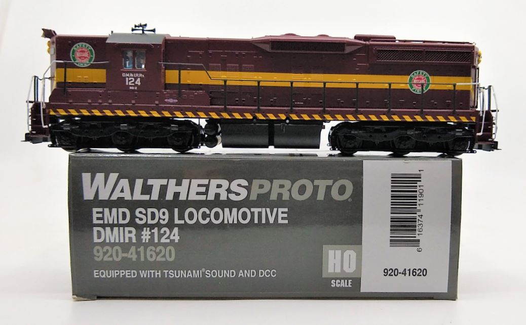 Walthers 920-41620 HO Duluth, Missabe & Iron Range EMD SD9 #124 w/ DC