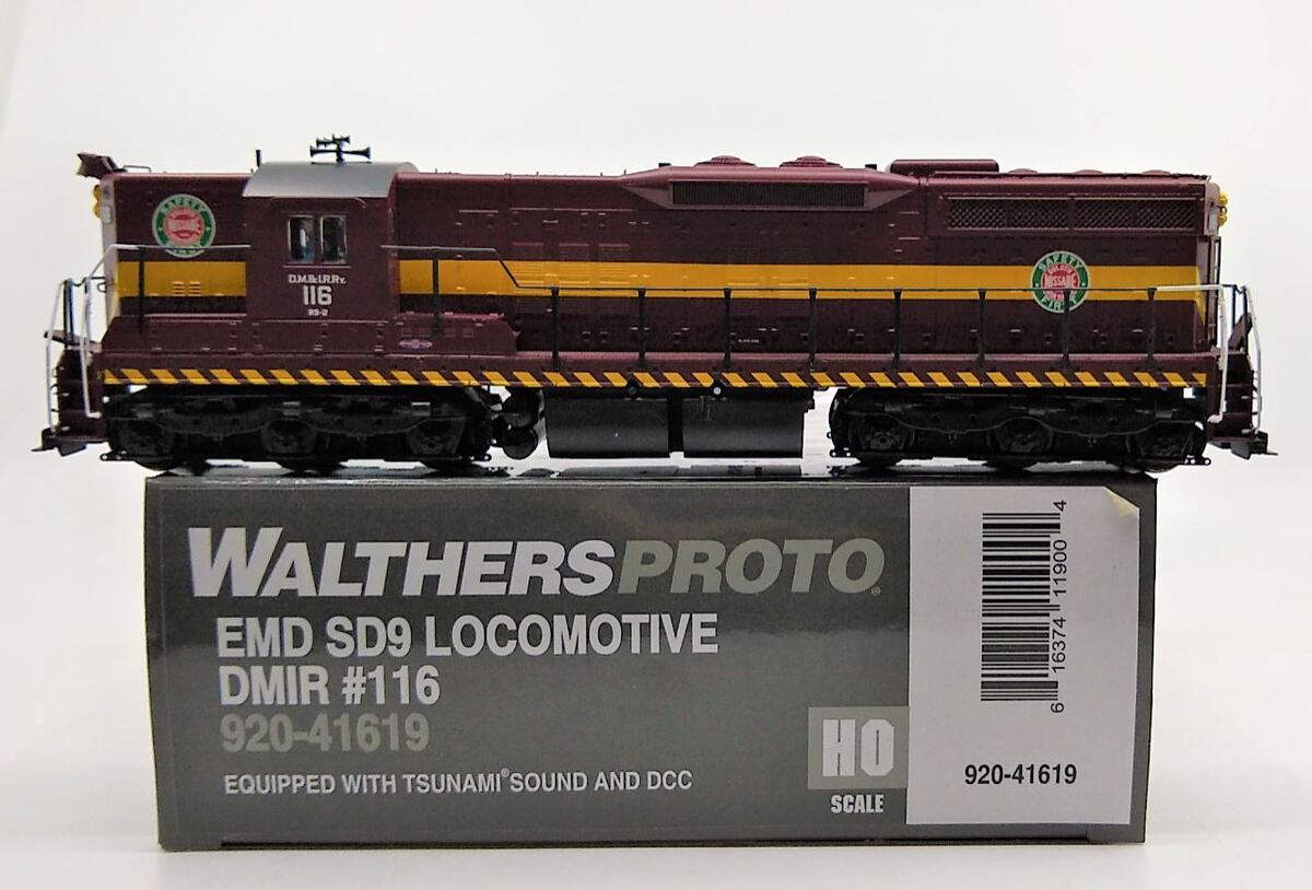 Walthers 920-41619 HO Duluth, Missabe & Iron Range EMD SD9 #116