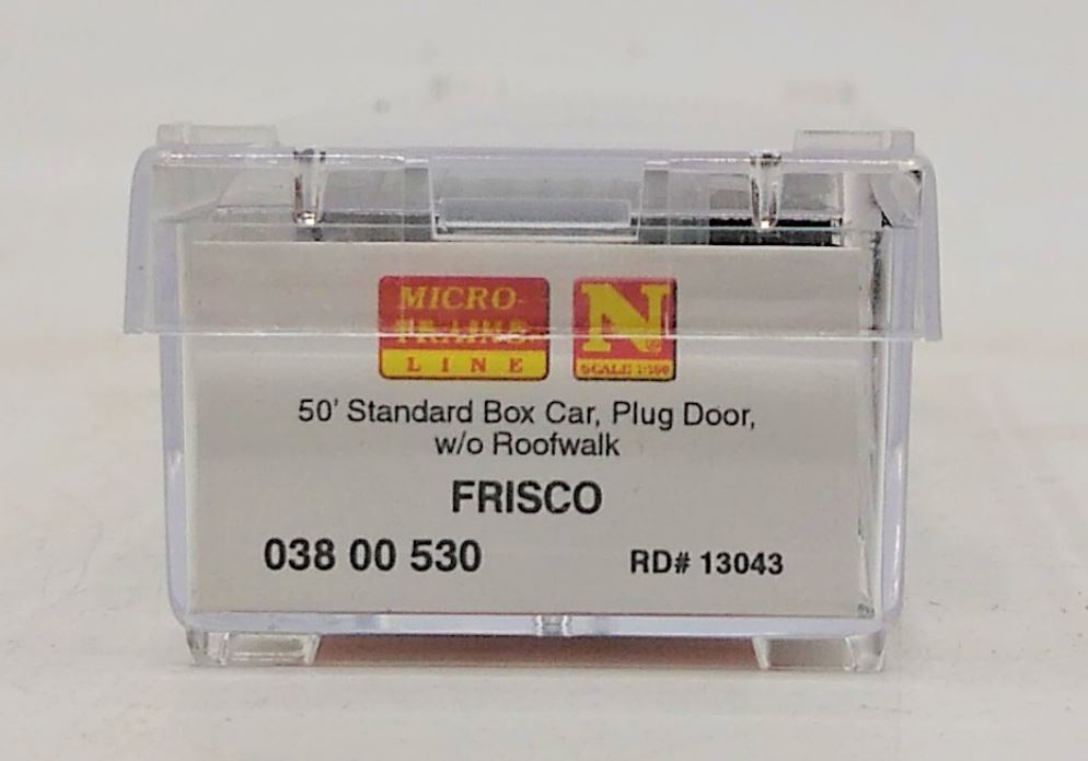 Micro-Trains 03800530 N St. Louis–San Francisco 50' Plug Door Boxcar #13043