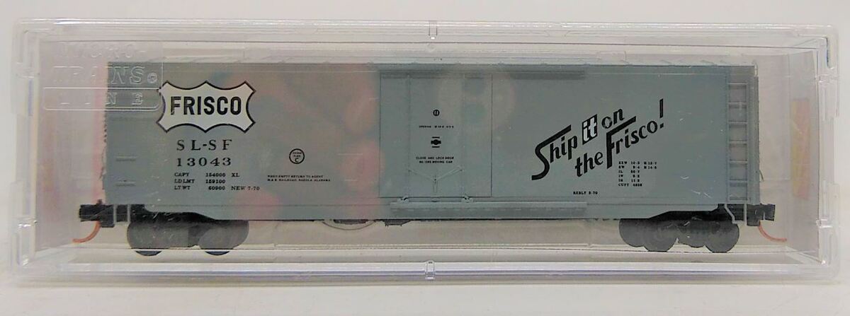 Micro-Trains 03800530 N St. Louis–San Francisco 50' Plug Door Boxcar #13043