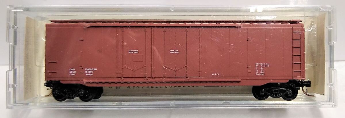 Micro-Trains 03600000 N Dimensional Data 50' Double Plug Door Boxcar