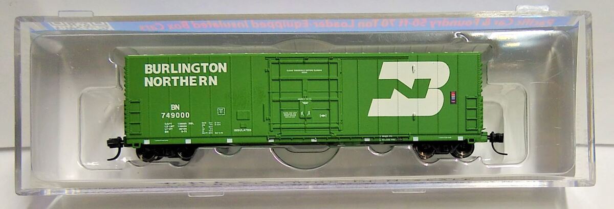Wheels of Time 61004 N Scale Burlington Northern PC&F 50' Boxcar #749000
