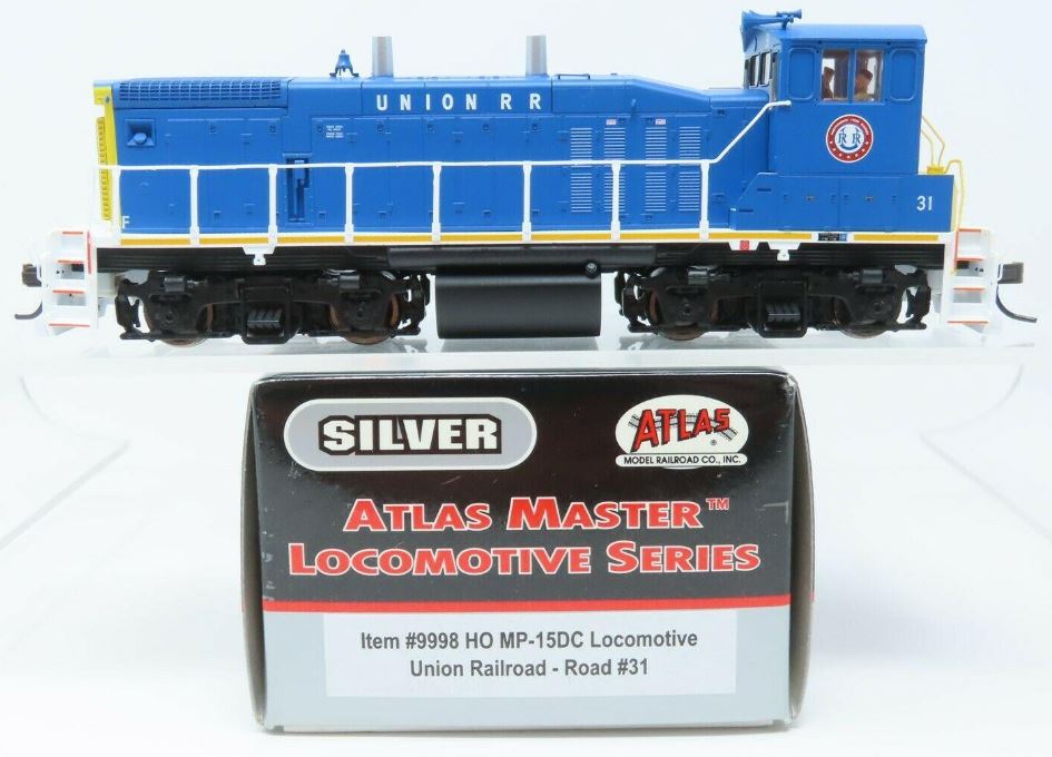 Atlas 9998 HO Scale Union Railroad MP-15DC Switcher Locomotive #31