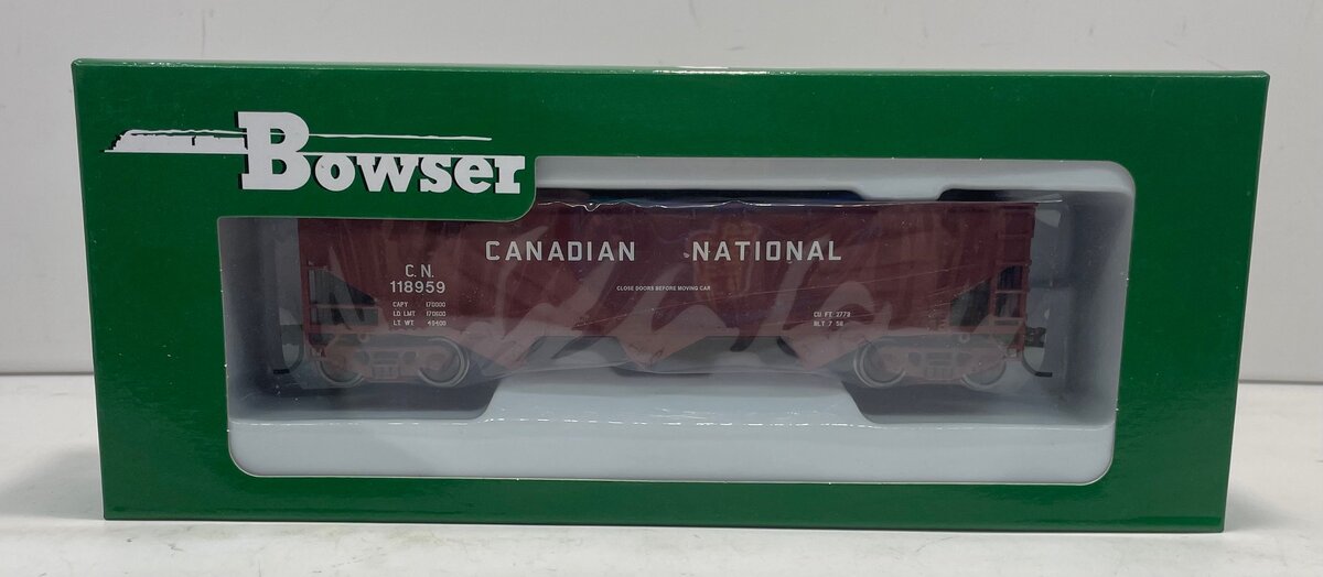 Bowser 5956 HO Canadian National 70-Ton Offset Hopper Car #118959
