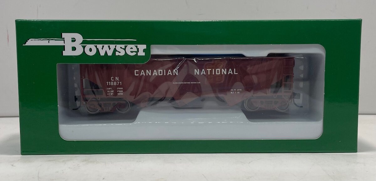 Bowser 5957 HO Canadian National 70-Ton Offset Hopper Car #118871