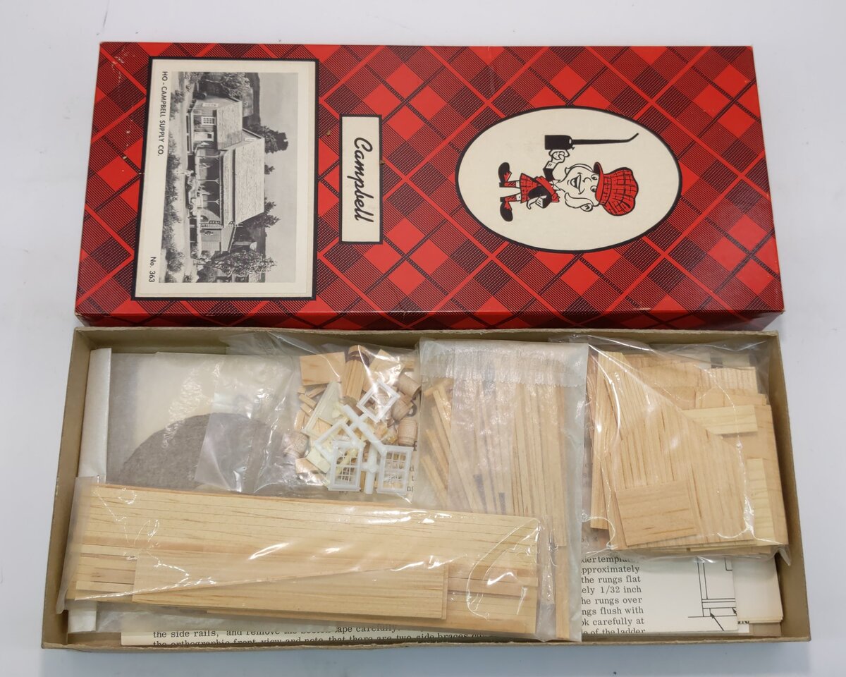 Campbell Scale Models 363-895 HO Campbell Supply Company Building Kit