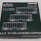 Kato 38-0111 HO Seaboard ACF 70T Covered Hopper Set (Pack of 3)