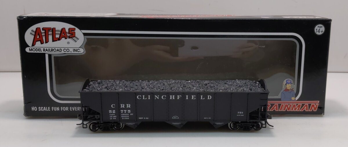 Atlas 20000459 HO Scale Clinchfield 70T Hopper 52775 Trainz