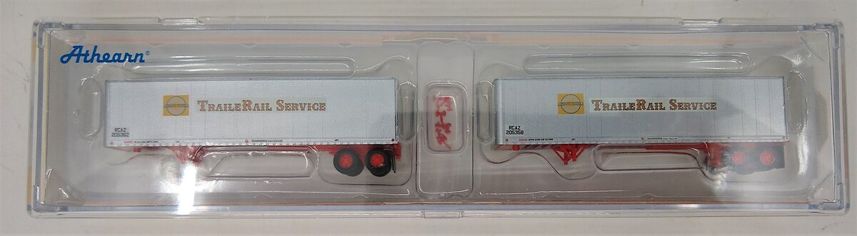 Athearn 14215 N Clinchfield 40' Smooth Side Z-Van Trailers (Set of 2)