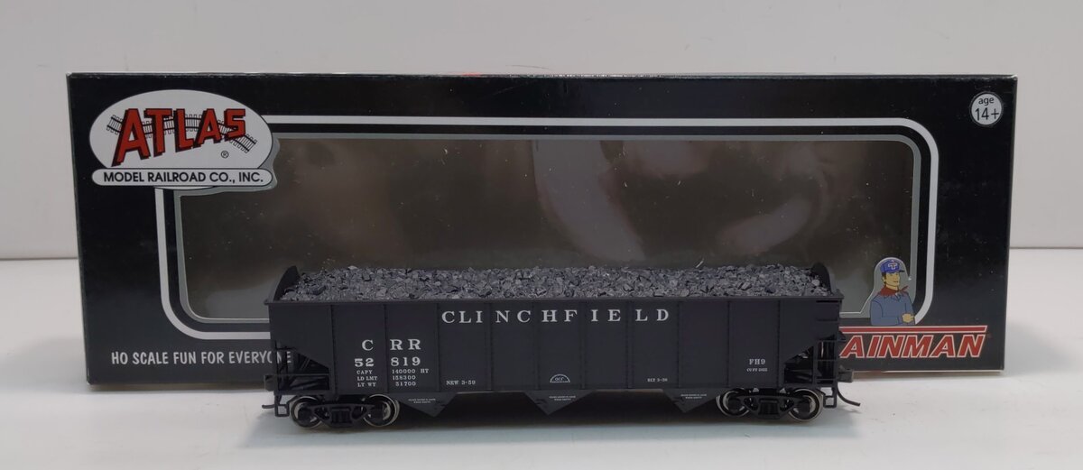 Atlas 20000460 HO Scale Clinchfield 70T Hopper #52819