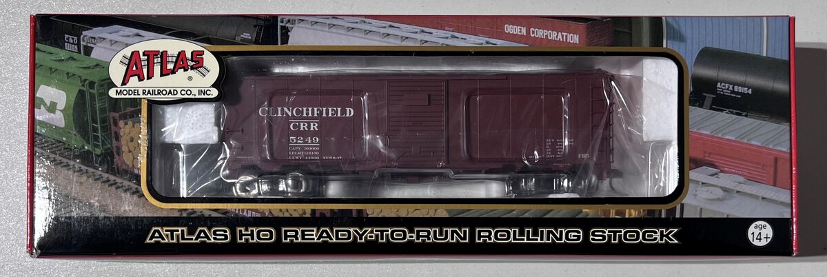 Atlas 20000175 HO Scale Clinchfield 40' 1932 ARA Boxcar #5249