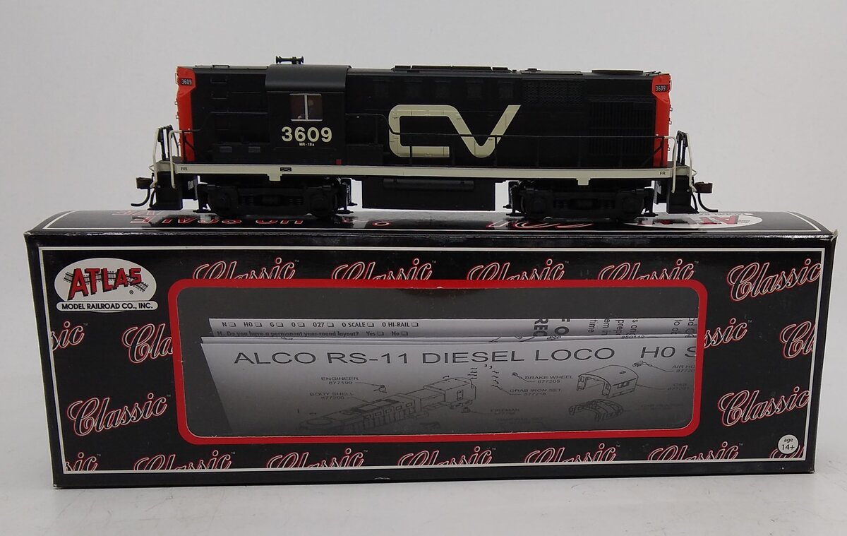 Atlas 20001228 HO Scale Central Vermont RS-11 Diesel Engine #3609
