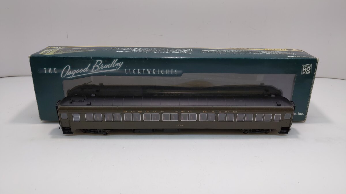Rapido Trains 109046 HO Boston & Maine PS Osgood-Bradley 10-Window Coach #4603