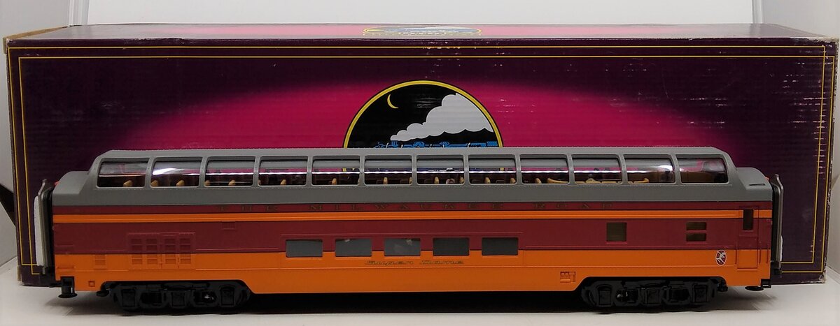 MTH 20-67173 Milwaukee Road 70' Streamlined Vista Dome Passenger Car