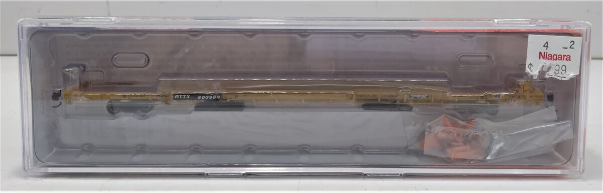 BLMA Models 13001 N Scale RTTX F89-J Diecast 89' Flat Car #600963