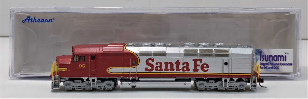 Athearn 22360 N Santa Fe FP45 Diesel Locomotive w/DCC & Sound #95