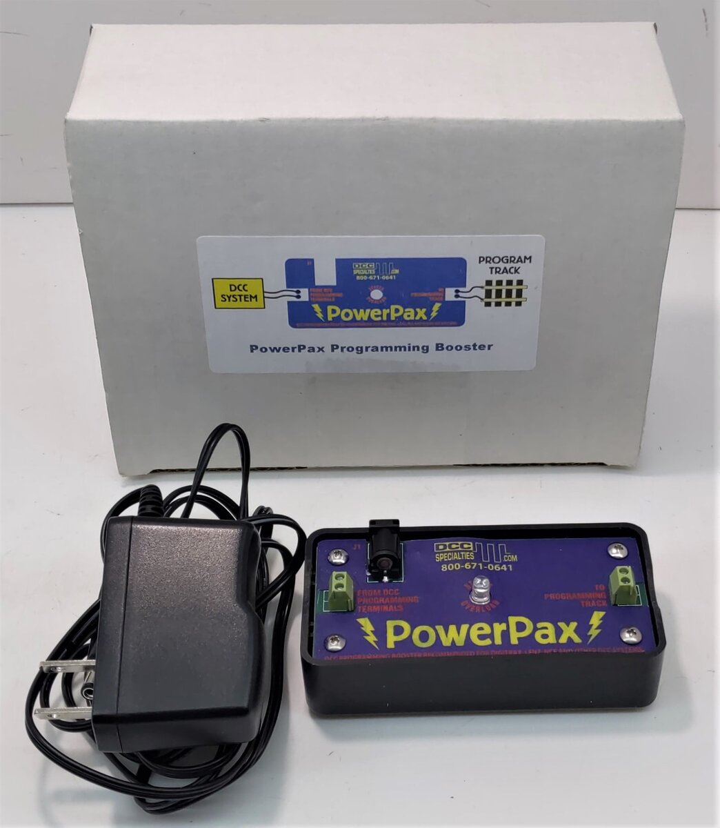 DCC Specialties PPX PowerPax DCC Programming Booster