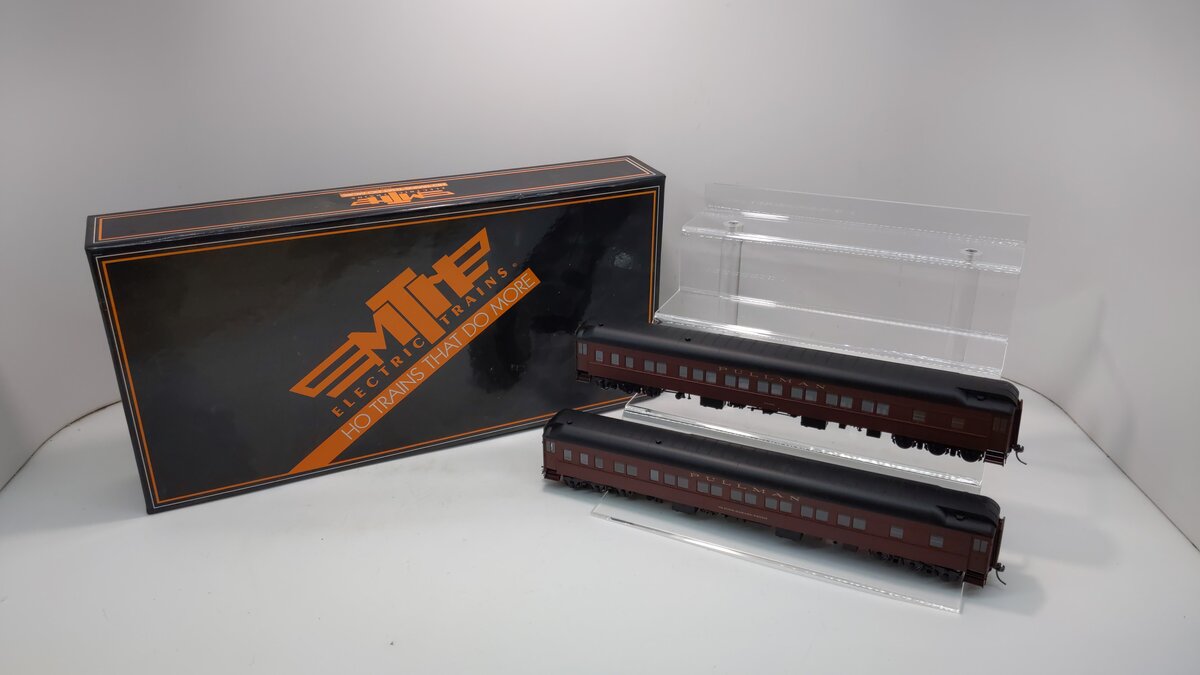 MTH 80-40003 HO PRR Heavyweight Sleeper/Sleeper Passenger Car Set (Set of 2)