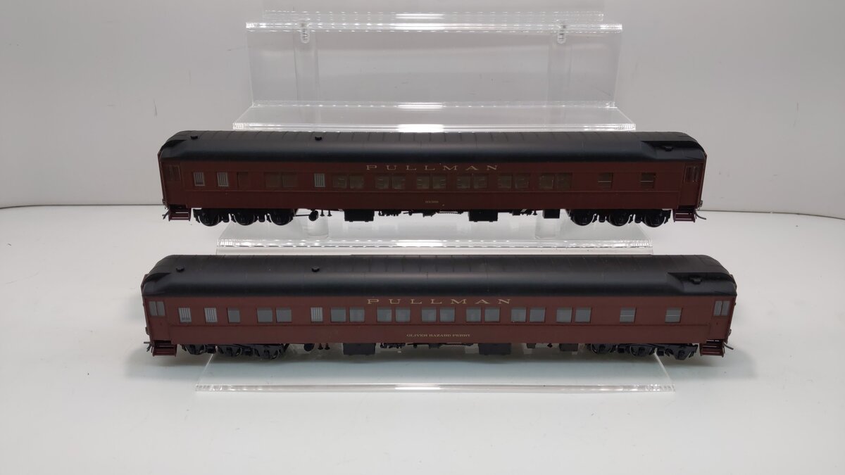 MTH 80-40003 HO PRR Heavyweight Sleeper/Sleeper Passenger Car Set (Set of 2)