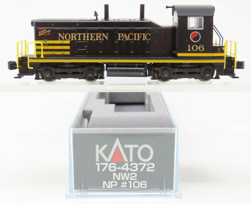Kato 176-4372 N Northern Pacific EMD NW2 Diesel Locomotive  #106