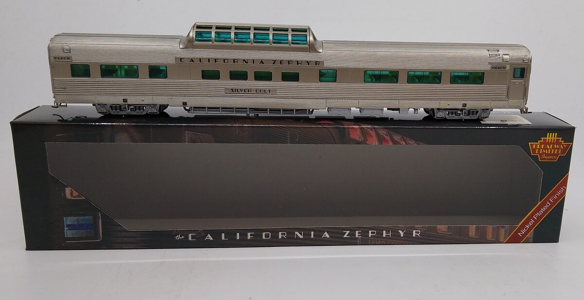 Broadway Limited 1498 HO Denver & Rio Grande Western Zephyr Vista Dome #1106