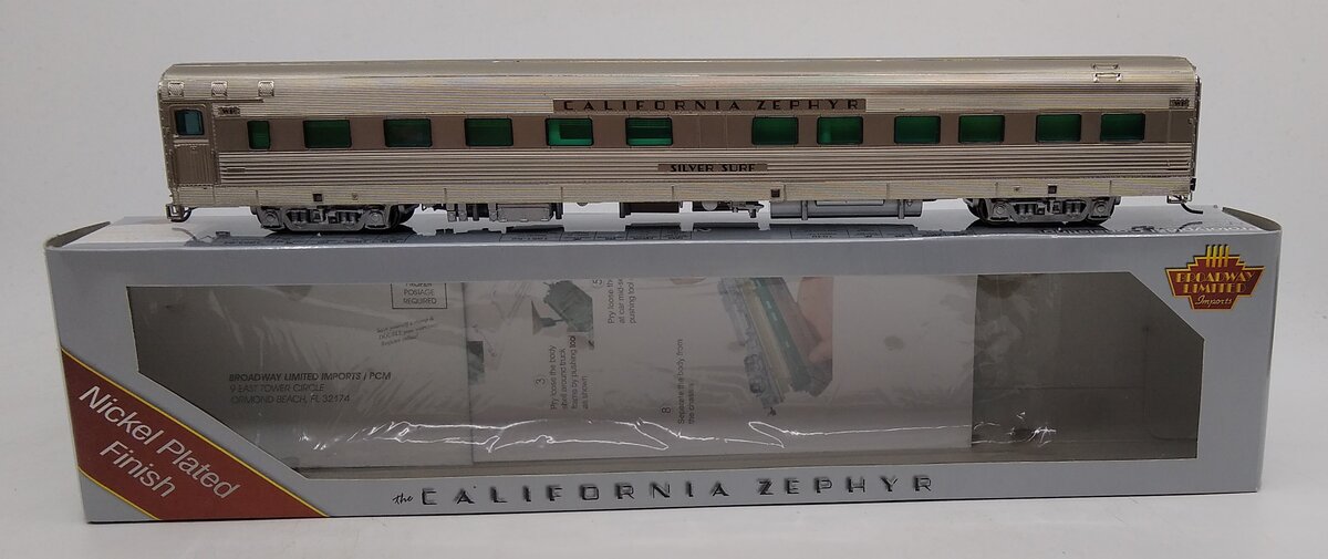 Broadway Limited 1517 HO Western Pacific California Zephyr 10-6 Sleeper #867