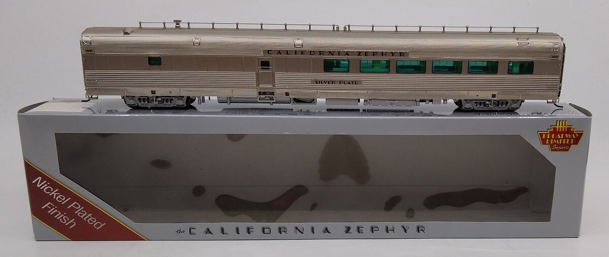 Broadway Limited 1506 HO Silver Western Pacific Zephyr 48-Seat Dining Car # 841