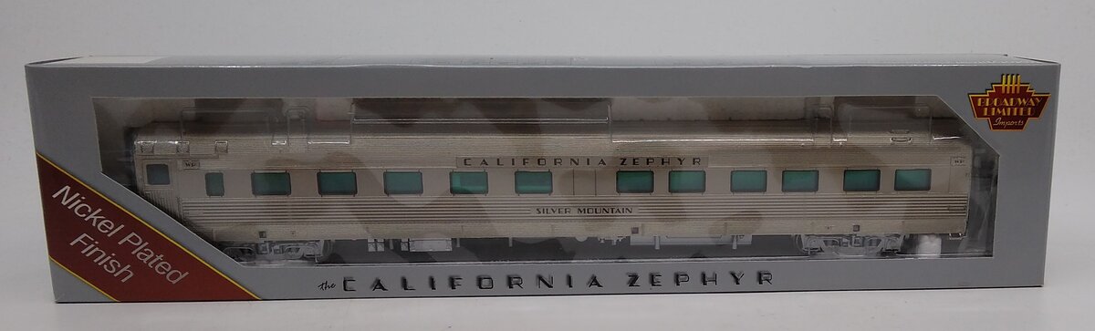 Broadway Limited 1514 HO Western Pacific California Zephyr 10-6 Sleeper #863