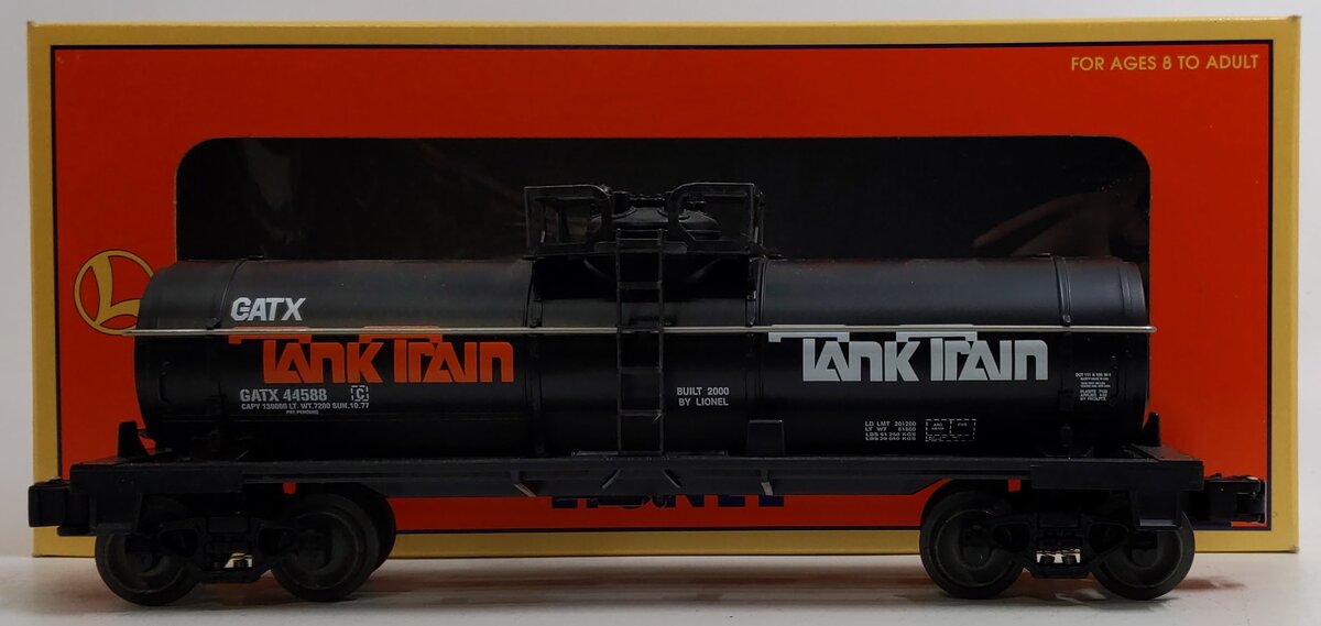Lionel 6-26103 O Gauge GATX Tank Train Single Dome Tank Car