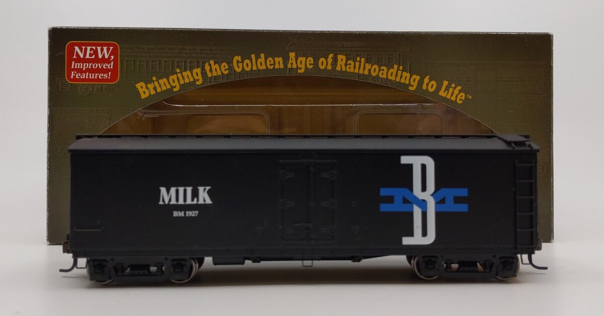 Roundhouse 84640 HO B&M 40' Wood Milk Car #1927