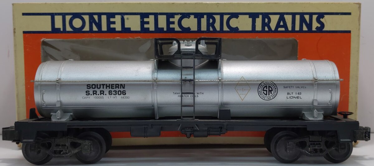 Lionel 6-6306 O Gauge FARR Southern Single-Dome Tank Car #6306