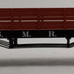 MTH 30-72085 O Gauge U.S. Military Railroad 19th Century Gondola Car #190