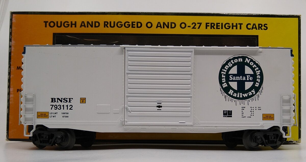 MTH 30-74686 O BNSF 40' High Cube Box Car