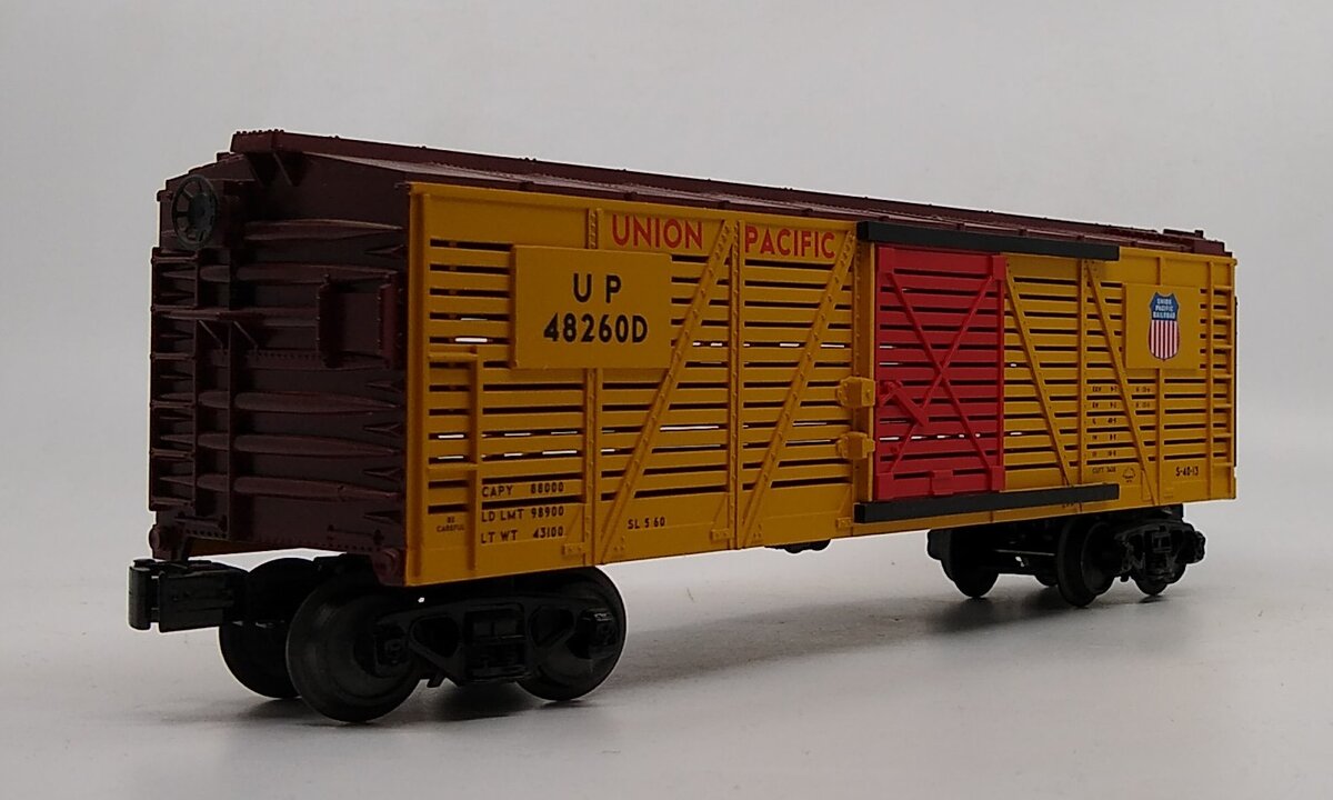 MTH 30-7188 O Gauge Union Pacific Stock Car