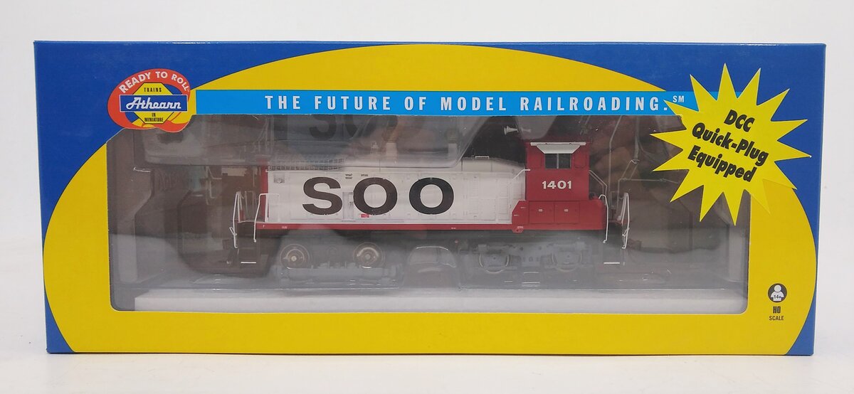 Athearn 96680 HO Soo Line Ready to Run SW1500 Diesel Locomotive #1401