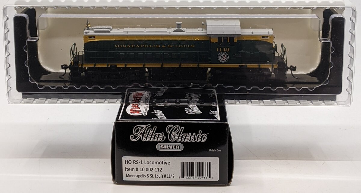 Atlas 10002112 HO Minneapolis and St. Louis Alco RS-1 Diesel Engine #1149