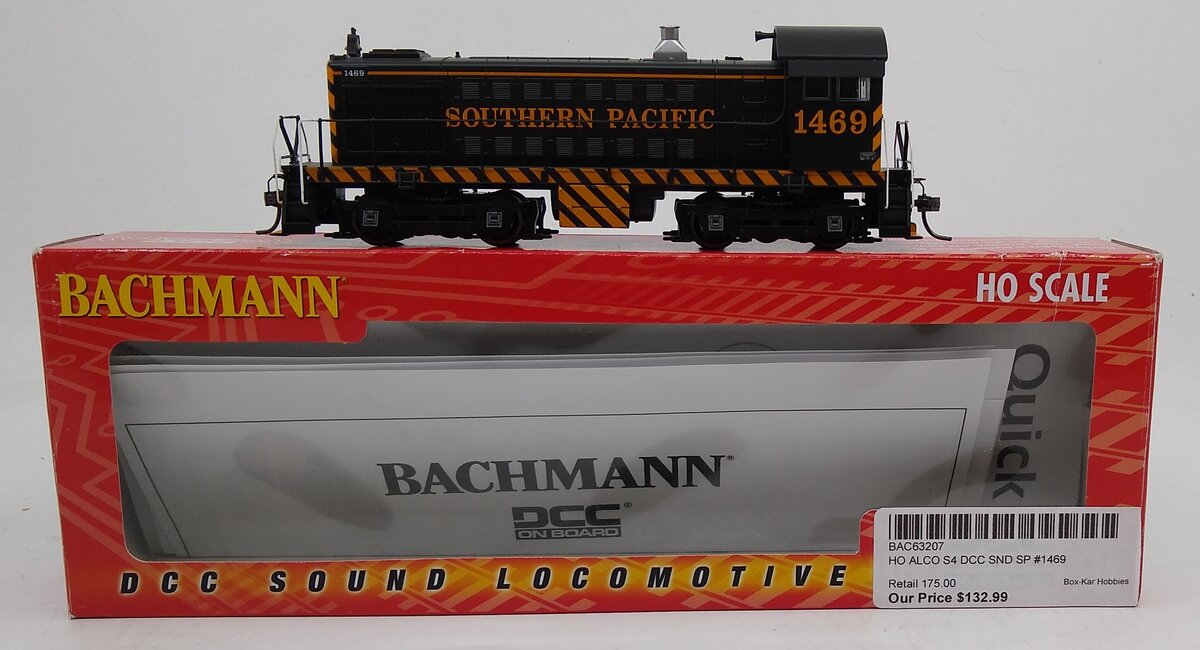 Bachmann 63207 HO Southern Pacific Alco S4 Diesel Loco #1469 w/Sound & DCC