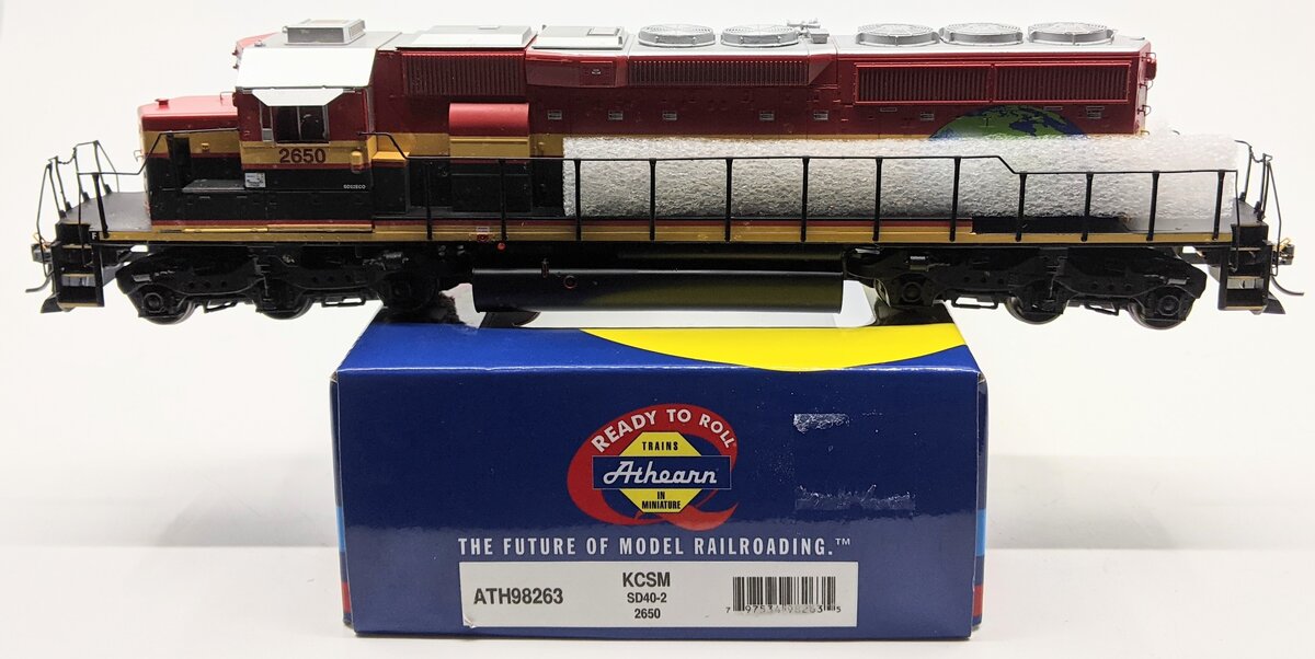 Athearn 98263 HO Kansas City Southern de México SD40-2 Diesel Locomotive #2650