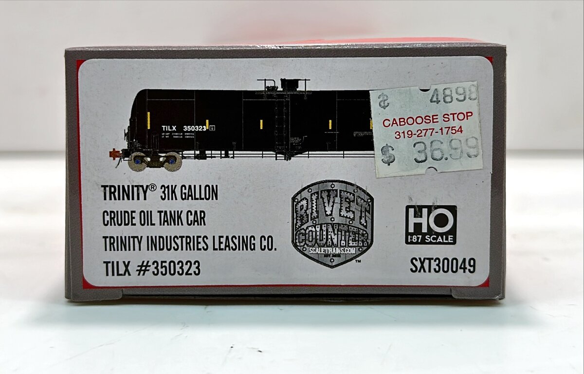 Scale Trains SXT30049 HO TILX Trinity Rail 31,000 Crude Oil Tank Car #350323
