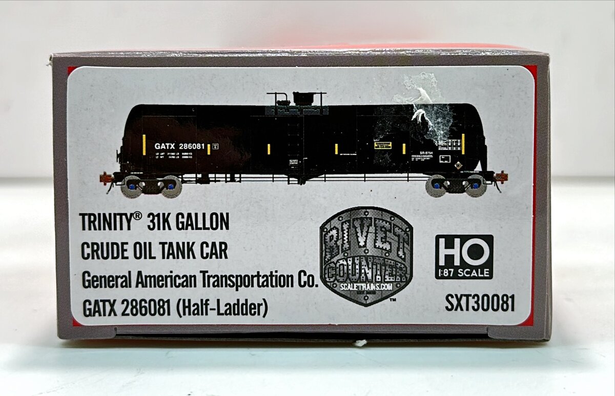 Scale Trains SXT30081 HO GATX Trinity Rail 31,000 Crude Oil Tank Car #286081