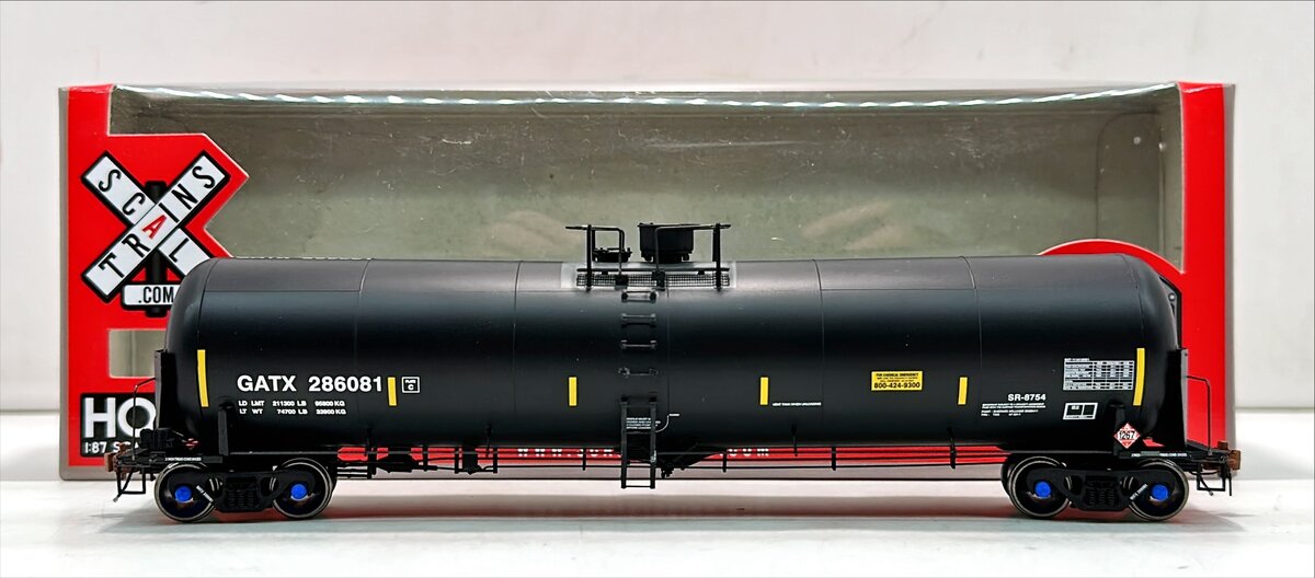 Scale Trains SXT30081 HO GATX Trinity Rail 31,000 Crude Oil Tank Car #286081