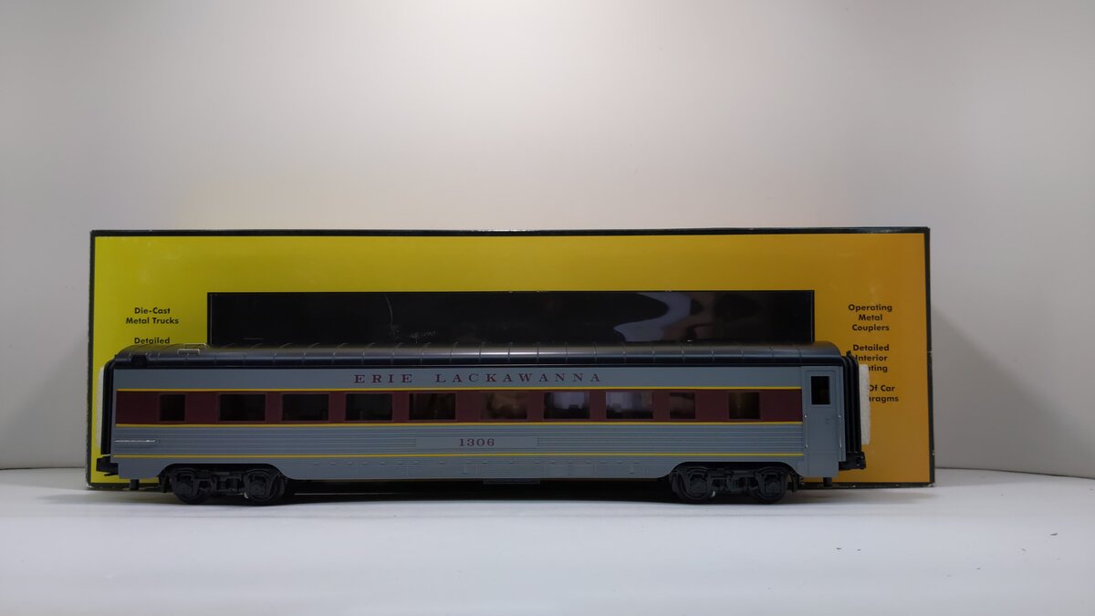 MTH 30-67640 O-27 60' Streamline Coach, EL