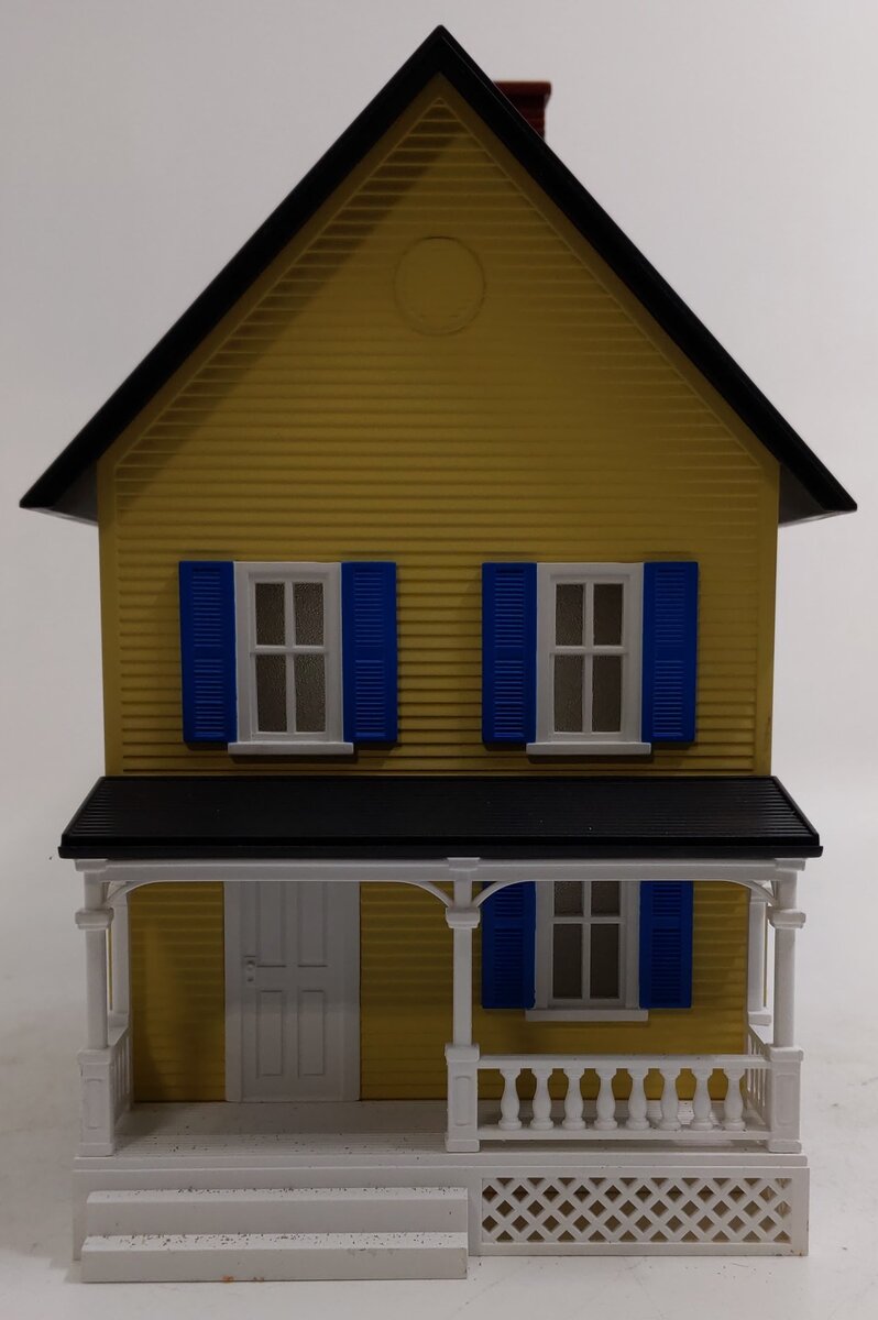 MTH 30-90514 O Row House (Yellow and Blue) #2