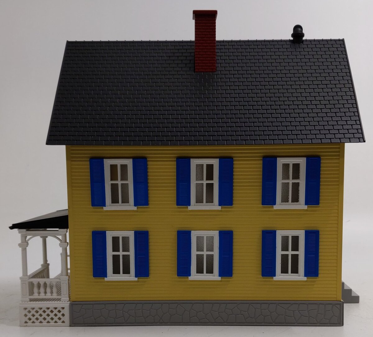 MTH 30-90514 O Row House (Yellow and Blue) #2