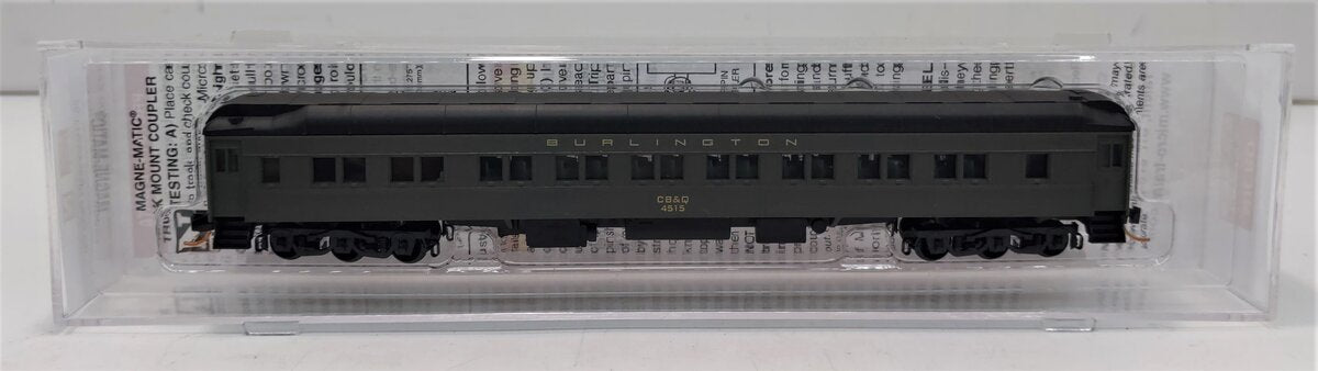 Micro-Trains 14300030 N CB&Q 83' 28-1 Heavyweight Parlor Car #4515
