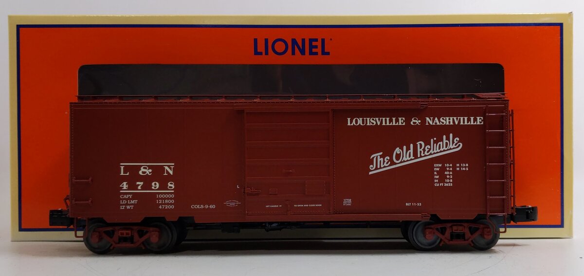 Lionel 6-17732 O Gauge Louisville & Nashville PS-1 Boxcar #4798