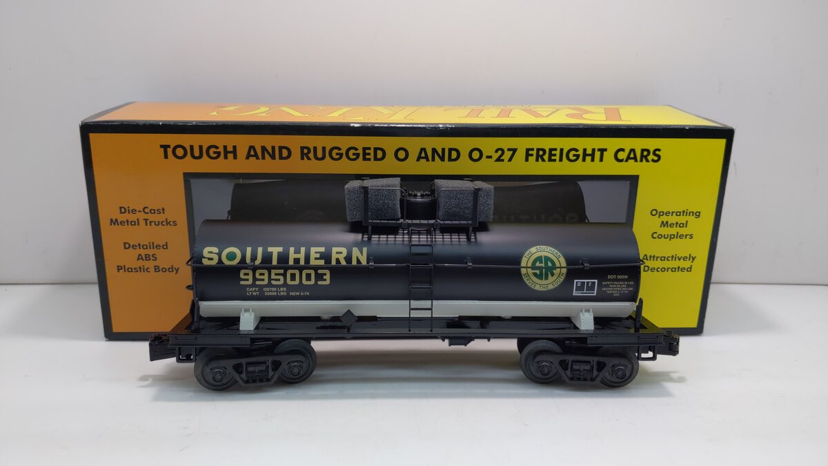 MTH 30-73386 O SOU Tank Car