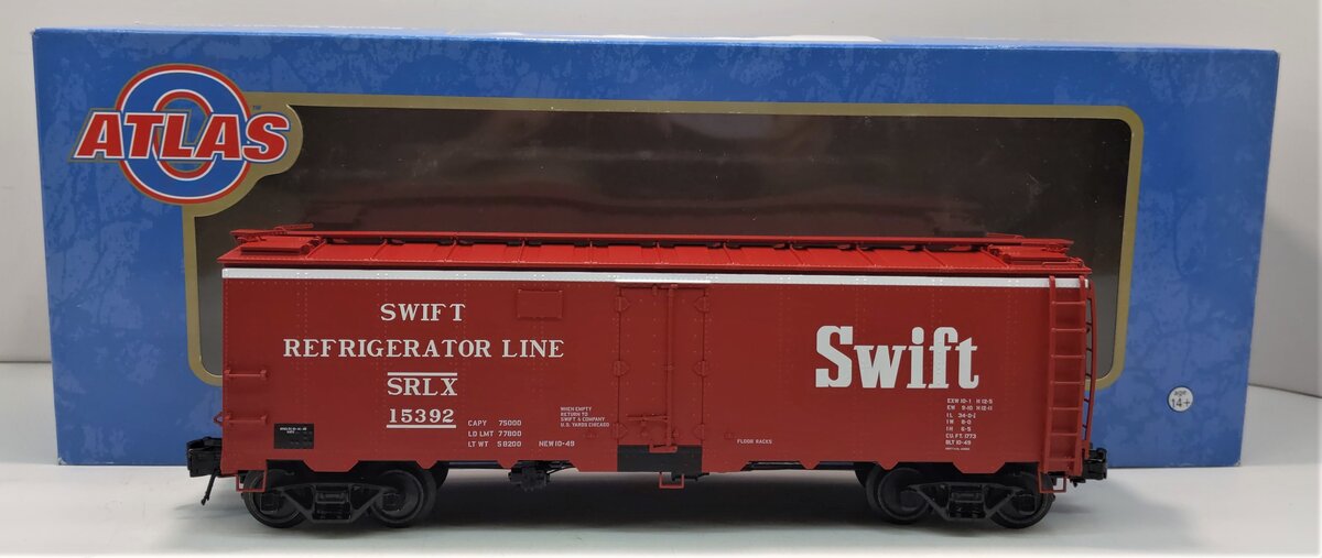 Atlas 8534-2 O Scale Swift 40' Steel Reefer #15392 (3 Rail)
